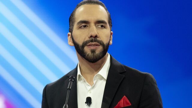 El presidente de El Salvador, Nayib Bukele