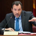 El ministro de Transportes, Óscar Puente, comparece en la comisión del caso Koldo del Senado