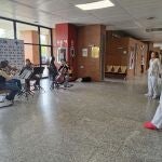 La maratón musical de la Orquesta Sinfónica de Castilla y León Joven hace parada en el Hospital El Bierzo