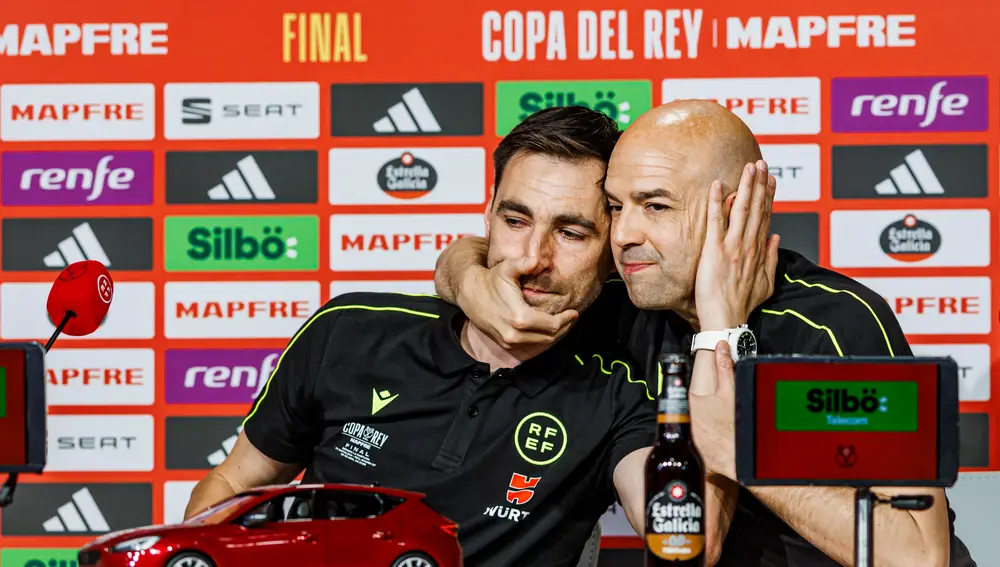Rueda de prensa de los árbitros de la Final de la Copa del Rey