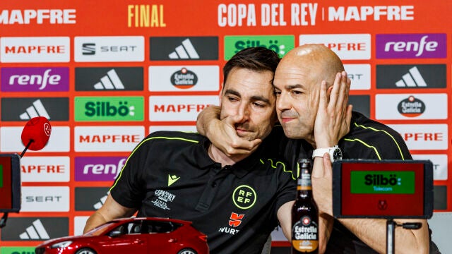 Rueda de prensa de los árbitros de la Final de la Copa del Rey