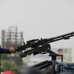 Houthi supporters protest against the US in Sana'a