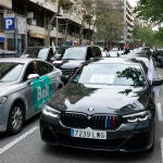 Los VTC protestan en la calle por "el acoso y derribo" que sufren en Barcelona