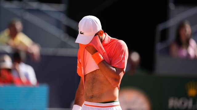 Tenis/Madrid.- AMP.- Novak Djokovic cae en su debut ante Matteo Arnaldi y se despide del Mutua Madrid Open