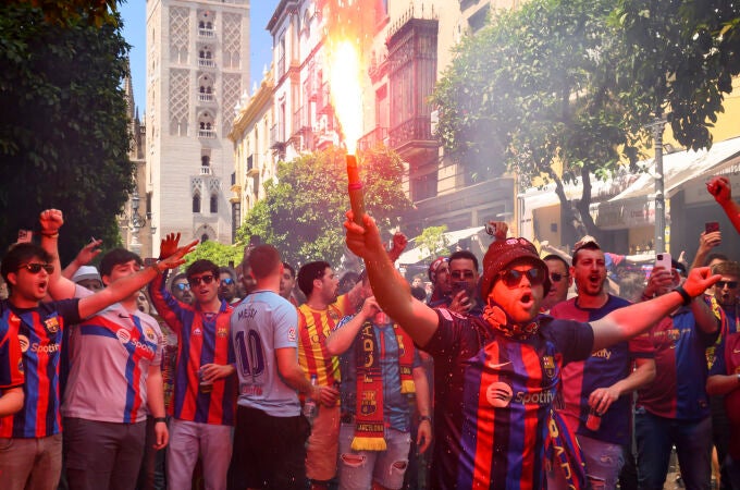 Ambiente previo a la final de la Copa del Rey