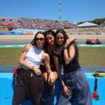 Victoria Federica con Rocío Laffón y Lola Lolita en el Circuito de Jerez.