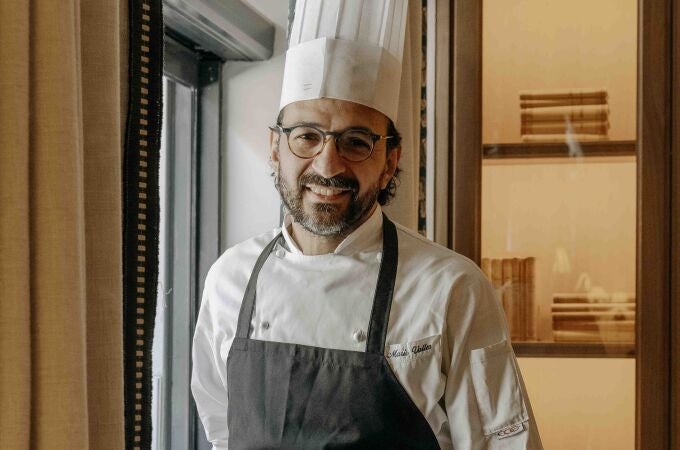 Mario Vallés en el espacio gastronómico del Hotel Único