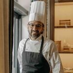 Mario Vallés en el espacio gastronómico del Hotel Único