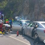 Sucesos.- Un accidente de tráfico en Belmonte de Miranda (Asturias) deja tres heridos, uno de ellos grave
