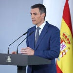Rueda de prensa del presidente del Gobierno Pedro Sánchez