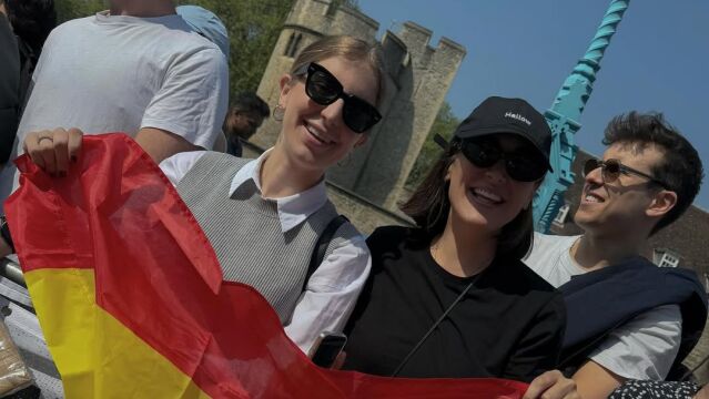 Tamara Falcó con chándal en Londres.