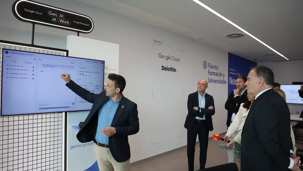 Presentación de la sala Nex·ia, en el campus de UNIE – Tres Cantos, Madrid
