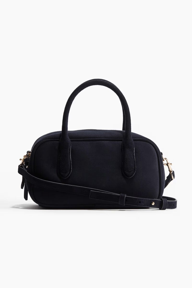 Bolso cruzado cepillado.