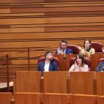 Tudanca recibe el aplauso de los suyos tras ser elegido senador autonómico por Castilla y León
