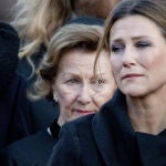 Marta Luisa de Noruega junto a su madre, la reina Sonia