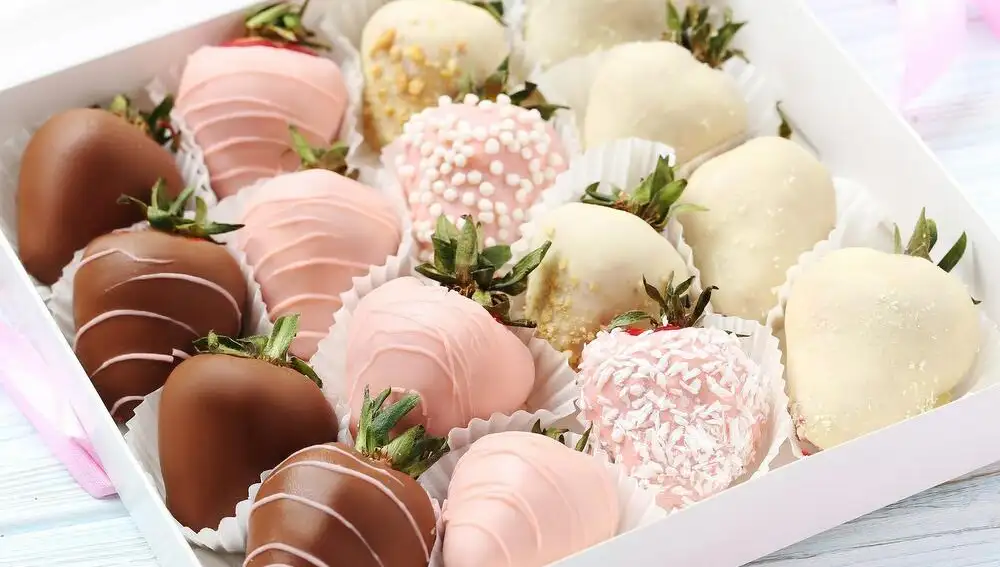 Fresas cubiertas de chocolate