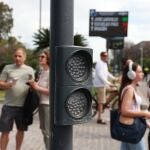 Un semáforo apagado en Sevilla
