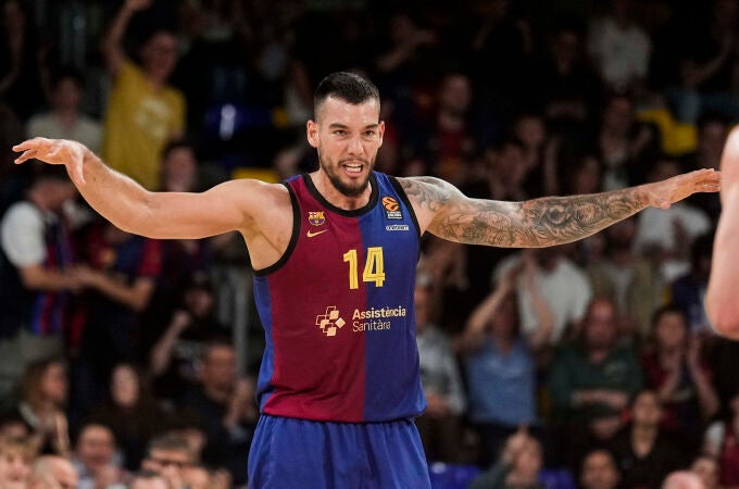 Willy Hernangómez cuajó su mejor partido de la temporada en el tercer choque ante el Mónaco