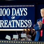 Donald Trump celebra en Míchigan los primeros 100 días de su segundo mandato