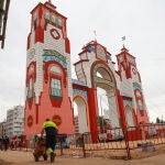 Preparativos de la Feria de Sevilla 2025 