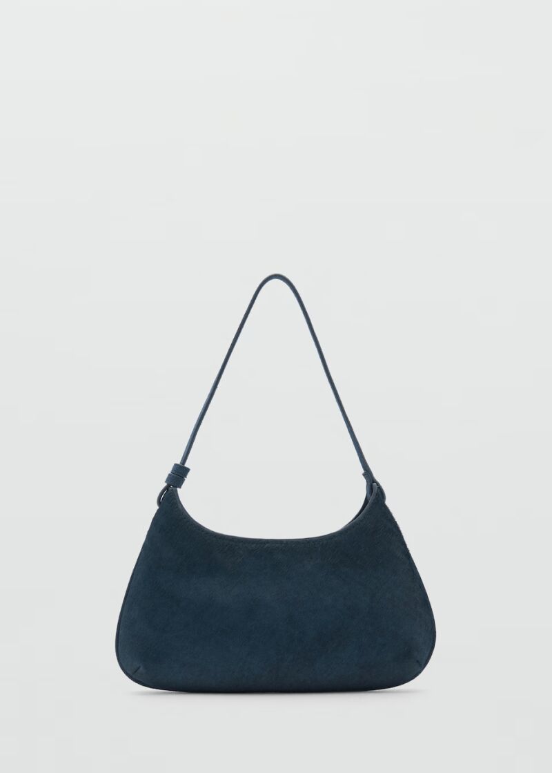 Bolso hombro piel pelo.