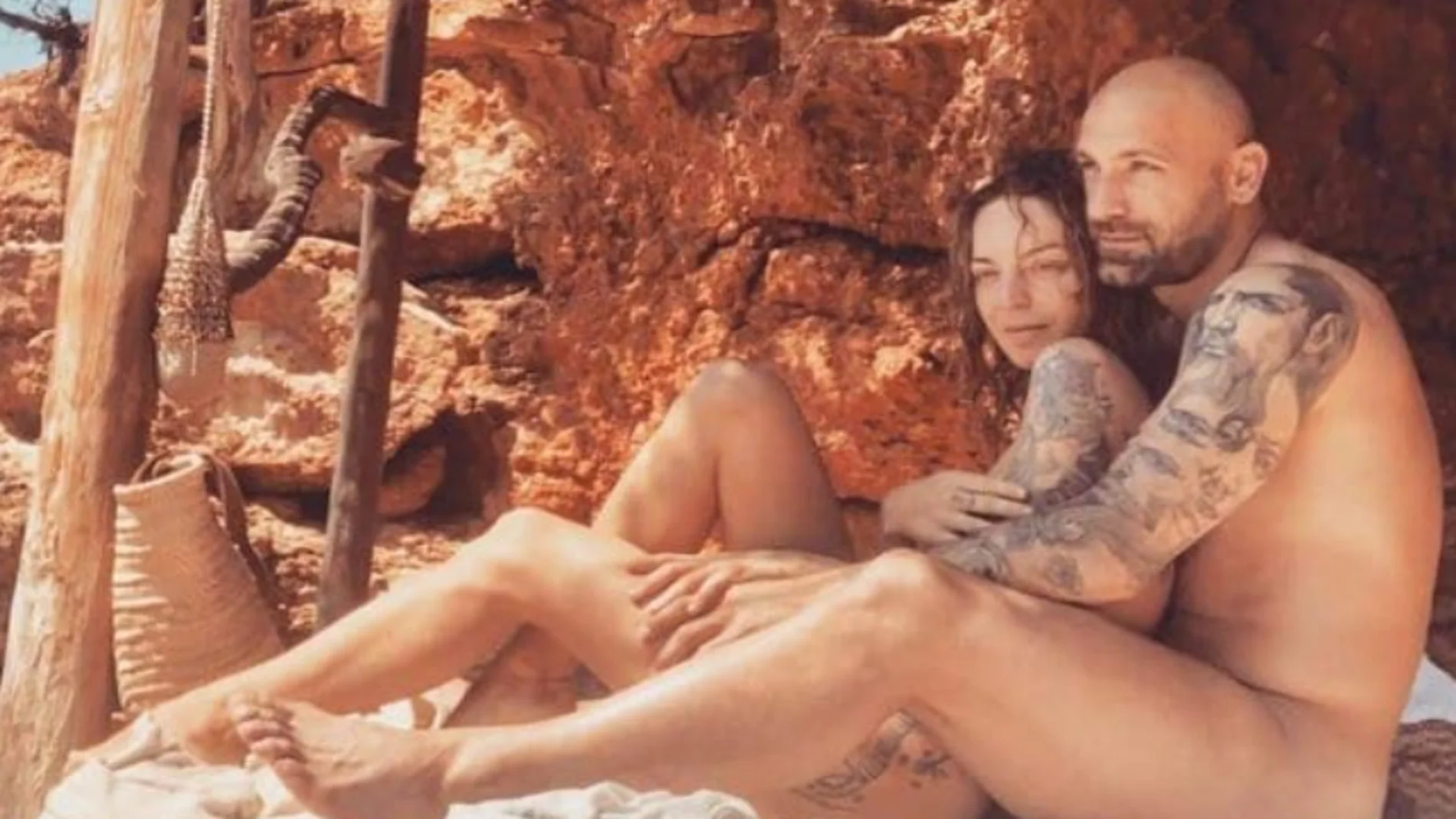 Tommaso Berni, junto a su mujer