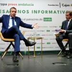 Javier Fernández en el desayuno informativo de Europa Press en la Fundación Cajasol