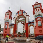 Preparativos de la Feria de Sevilla 2025 