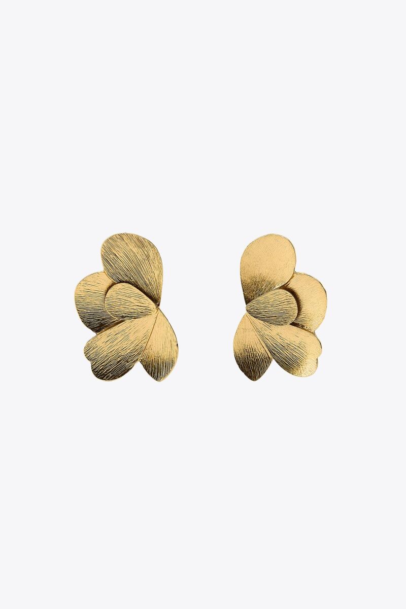 Pendientes de flor.