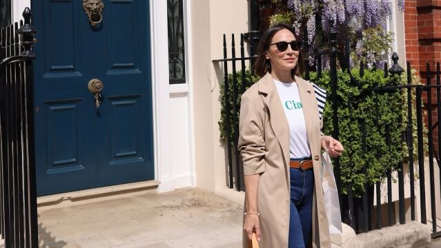 El look más pijo de Tamara Falcó.