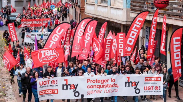Manifestación del Primero de Mayo en Guadalajara 