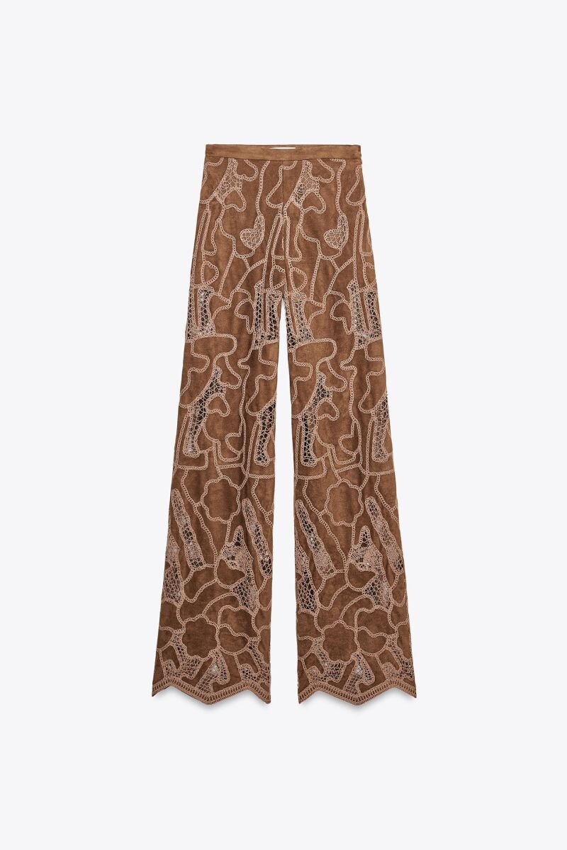 Pantalón de crochet.