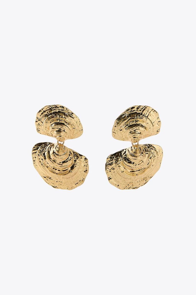 Pendientes de conchas.