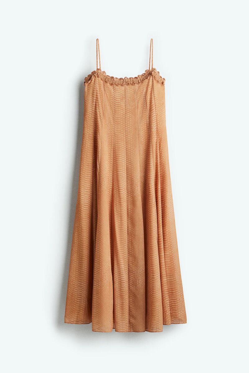 Vestido de gasa.
