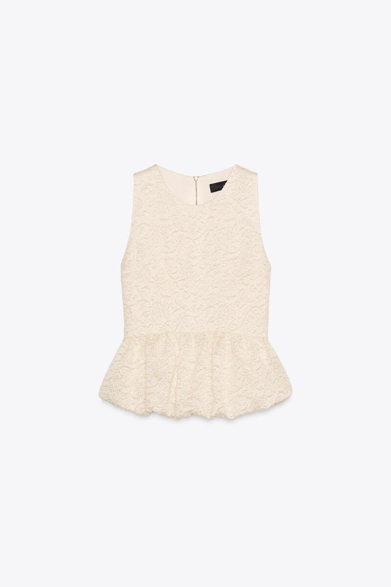Top de péplum.
