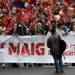 El Primero de Mayo en Valencia pide proteger derechos y exige la dimisión del Consell