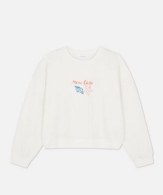 Sudadera blanca.