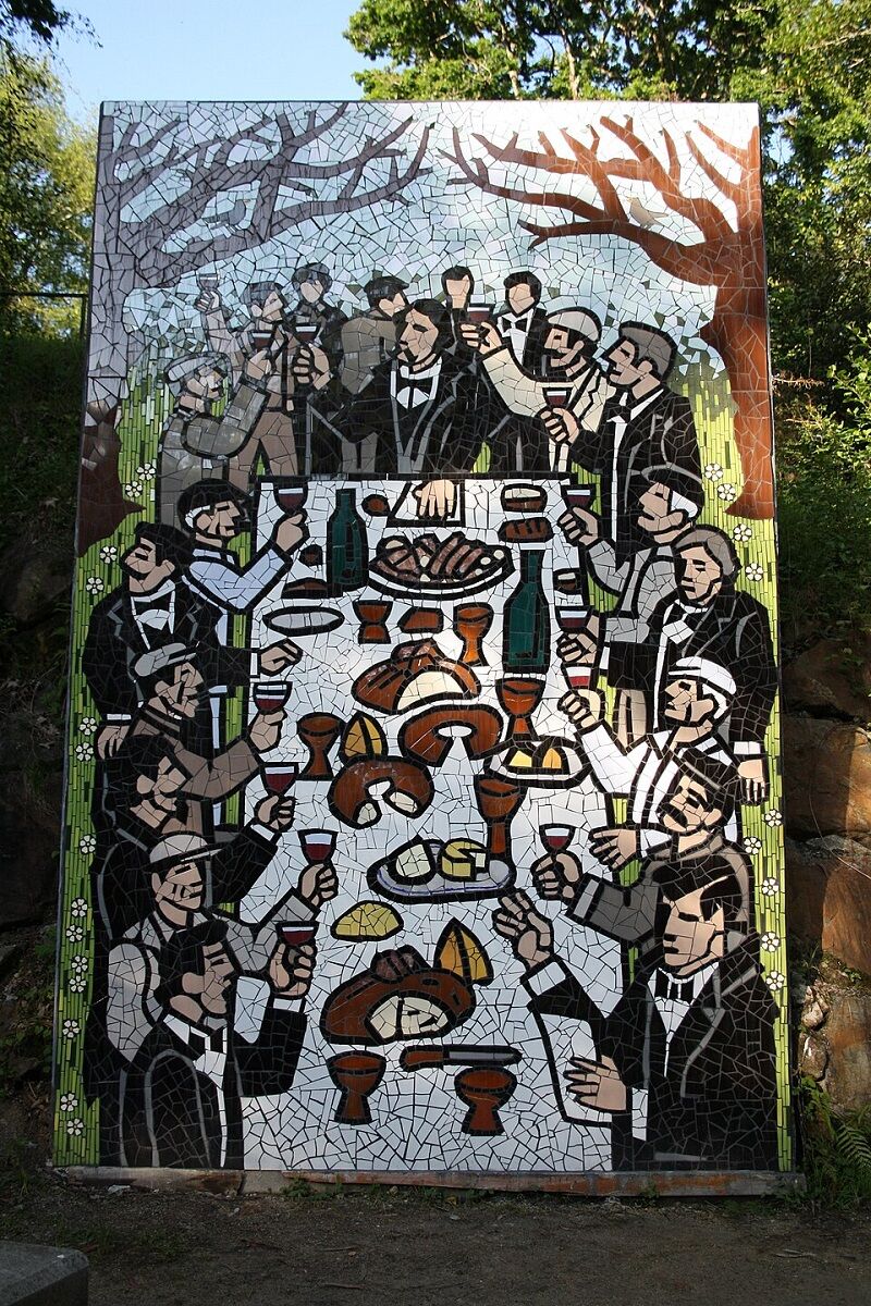 Mural del Banquete de Conxo.