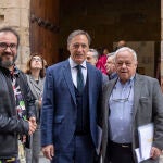 Santonja junto a García Carbayo y Tamarit tras presentar el Fàcyl