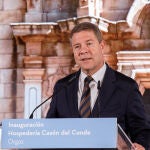 Emiliano García-Page en la inauguración de la Hospedería ‘Casón del Conde’ en Orgaz