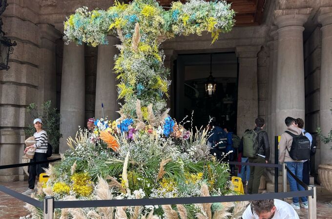 Más de cien plantas de orquídeas para la Cruz de Mayo del Ayuntamiento de Valencia