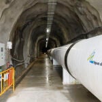 Montero inaugura el túnel de cabecera del embalse del Huesna hasta la Estación de Tratamiento de Agua Potable (ETAP) Las Chimeneas