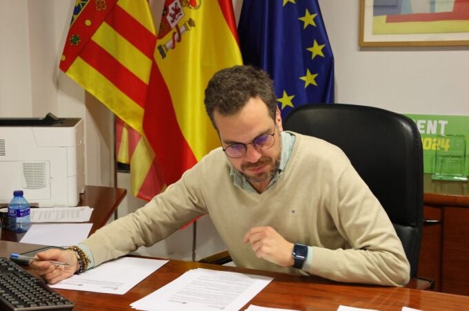 El portavoz de Vox en Torrent, Guillermo Alonso