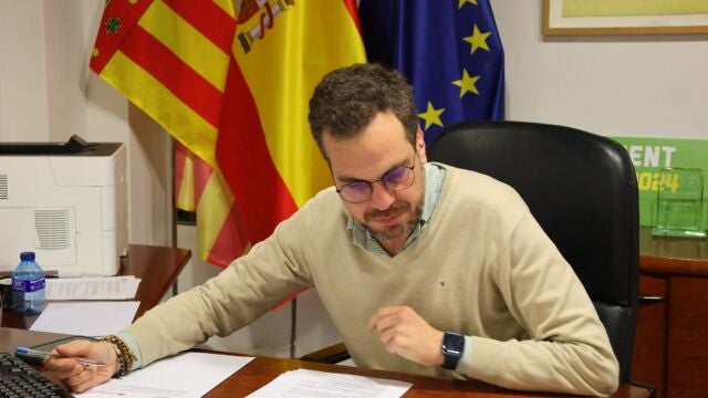 El portavoz de Vox en Torrent, Guillermo Alonso