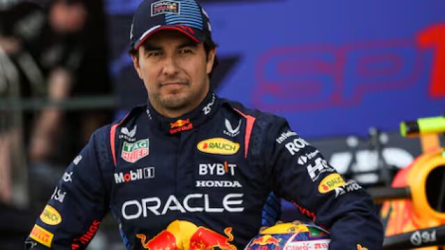 El piloto mexicano Sergio Pérez