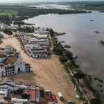 Marismas de Doñana junto al poblado de El Rocío(Almonte) Huelva