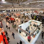 Aspecto de la Feria de Valladolid durante la edición del pasado año de Expobiomasa