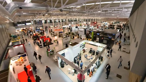 Aspecto de la Feria de Valladolid durante la edición del pasado año de Expobiomasa