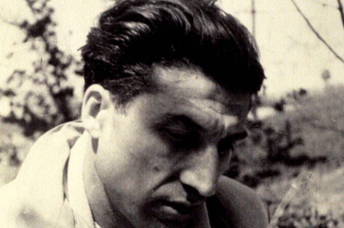 Portrait de Cesare Pavese (1908-1950).