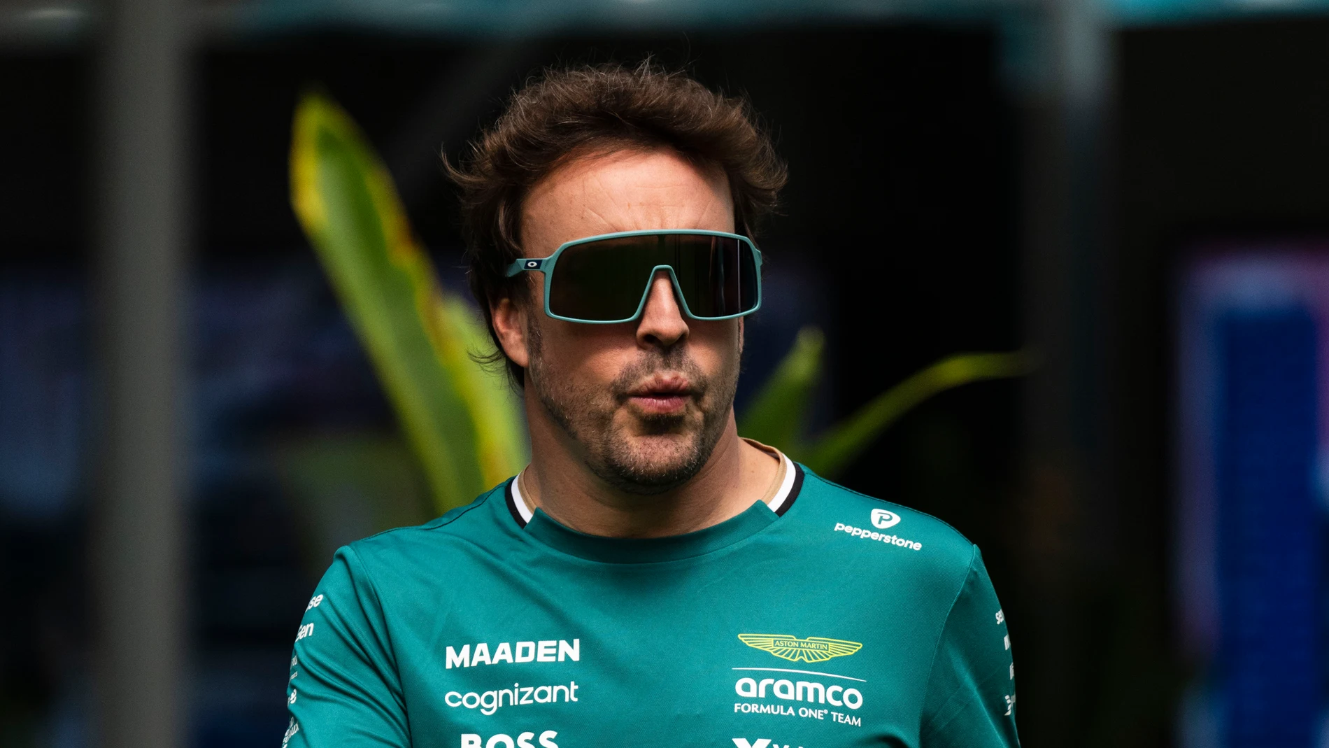 ALONSO Fernando (spa), Aston Martin F1 Team AMR25, portrait during the Formula 1 Crypto.com Miami Grand Prix 2025, 6th round of the 2025 FIA Formula One World Championship from May 2 to 4, 2025 on the Miami International Autodrome, in Miami Gardens, Florida, United States of America - Photo Charly Lopez / DPPIAFP7 02/05/2025 ONLY FOR USE IN SPAIN
